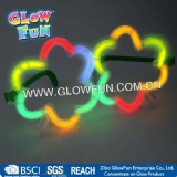 Multi Color Glow Sticks Shamrock Shaped Glasses Light Party Holiday