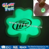 Clover Glow Badge with Logo/leaves Glow